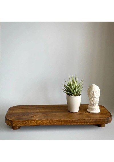 Bfdshop Ahşap Ayaklı Sunum Tahtası 29cm X 13cm