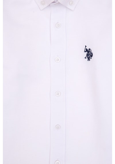 U.s. Polo Assn. Erkek Çocuk Beyaz Gömlek Basic 50316801-vr013 Beyaz
