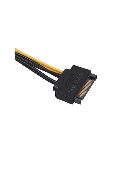 Alfais 5062 Sata To 6+2 Pin 8 Ekran Kartı Power Çevirici Kablosu