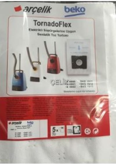 Arçelik Uyumlu S 4961 Bez Toz Torbası 5 Adet (498226964)