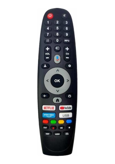 Dijitsu 65 Dg 22000 İle Uyumlu 4k Smart Tv Mikrofonlu Kumanda