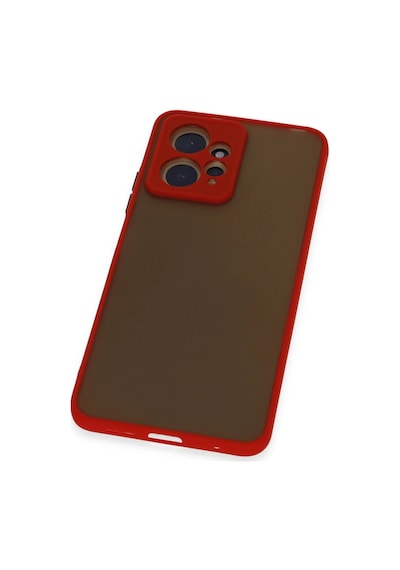 Ilkeshop Newface Xiaomi Redmi Note 12 4g Kılıf Montreal Silikon Kapak - Kırmızı