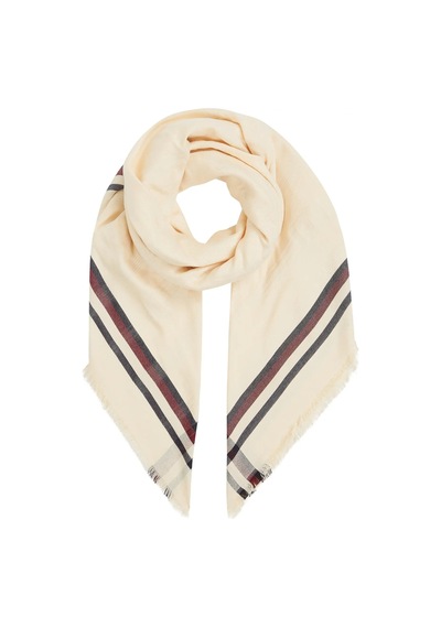Tommy Hilfiger Essentıal Flag Jacqu, Aa8 Krem Kadın Eldiven-atkı-bere