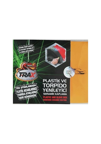 Trax Araç İç Dış Tüm Plastik Aksam Yenileyici Seramik Kaplama Torpido Ve Tampon Yenileyici İç-dış Pasta Cila Diğer