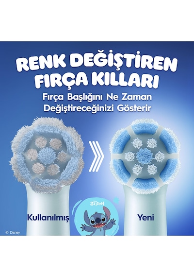 Oral-b İo Çocuk 6+ Stitch Diş Fırçası Yedek Başlığı 4 Adet