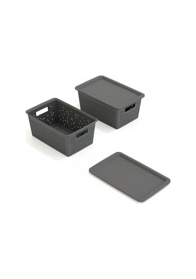 Tr Seul Çok Amaçlı Kapaklı Saklama Kutusu - Şık Ve Dekoratif Dolap İçi Organizer Düzenleyici 4 L / 12 L / 20 L Diğer