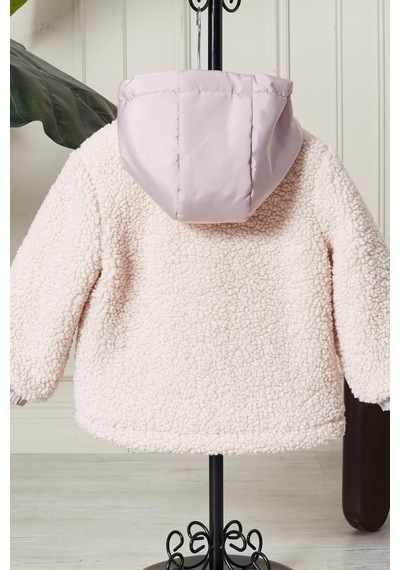 Peluş Bebek Çocuk Mevsimlik Mont 51309 Lila
