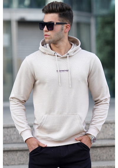 Madmext Madmext Bej Baskılı Sweatshirt 5306-bej Bej