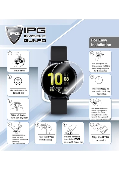 Garmin Forerunner 570-47mm Gps Running Smartwatch İle Uyumlu Hydrogel Ekran Koruyucu 2 Adet