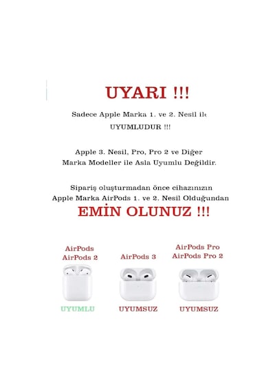 Apple Uyumlu iPhone 1/2. Nesil  Koruyucu Bluetooth Kulaklık Kılıfı Leopar Desenli Leopar Airpods 1/2. Nesil