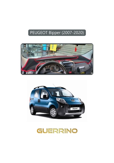 Peugeot Bipper 2007-2020 Torpido Koruma Halısı Gri Kenar