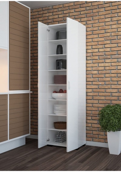 Çok Amaçlı Dolap Mutfak Dolabı Banyo Dolabı Çocuk Odası Dolabı 8 Raflı Dolap Kapaklı Beyaz Çok Amaçlı Dolap Mutfak Dolabı Banyo Dolabı Çocuk Odası Dolabı 8 Raflı Dolap Kapaklı Beyaz