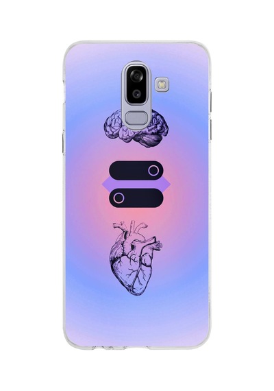Samsung Galaxy J8-a6 Plus Uyumlu Mantık Ve Duygu Temalı Baskılı Silikon Kılıf