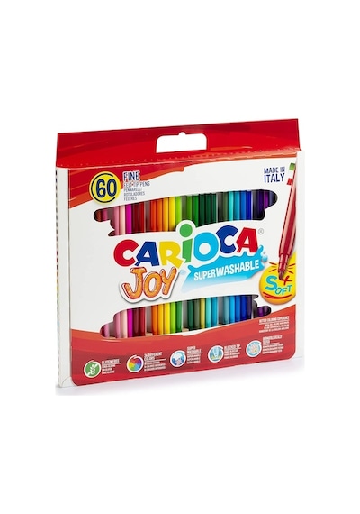 Carioca Joy Süper Yıkanabilir Keçeli Kalem 60'lı