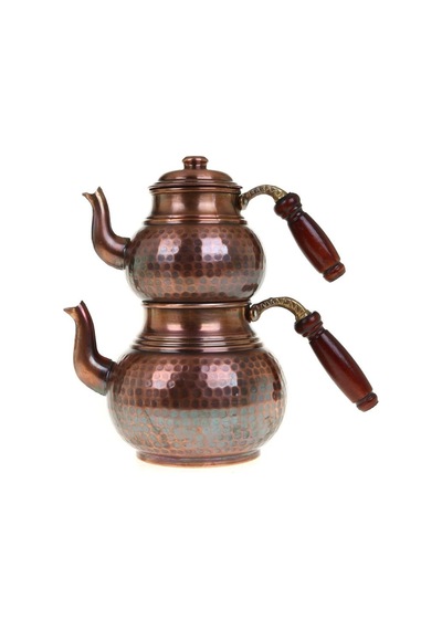 Cobper Premium Collection Teatime Bakır Çaydanlık Küçük Oksit