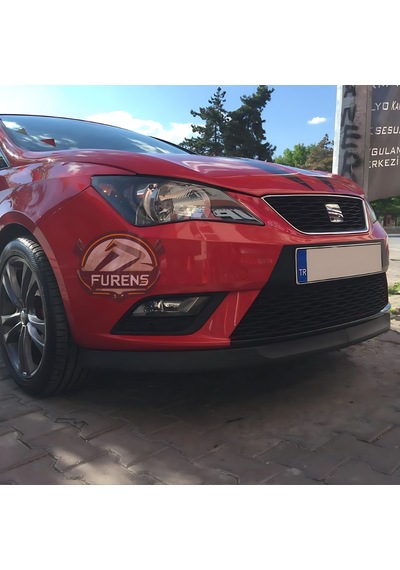 Seat İbiza Mk3 2014-2023 Uyumlu H Lip Esnek Ön Lip 2 Parça Karlık Ön Ek Tampon Altı Dill