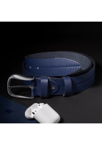 Pierre Cardin Deri Erkek Kemeri En 4 Cm Pc4160 Lacivert