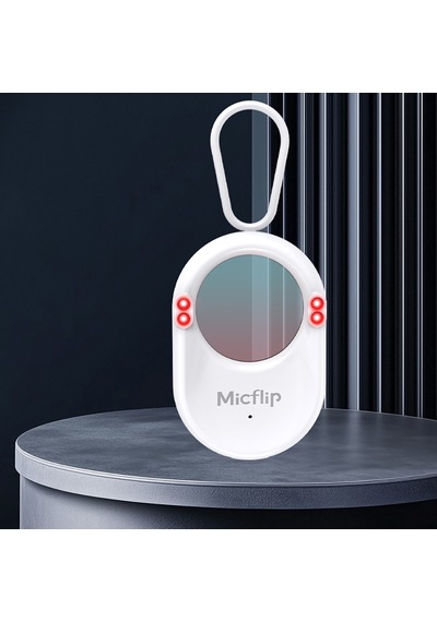Micflip S05 İos Cihazlar İçin Find My Özellikli Gizli Kamera Dedektörü Ve Alarm Cihazı Beyaz