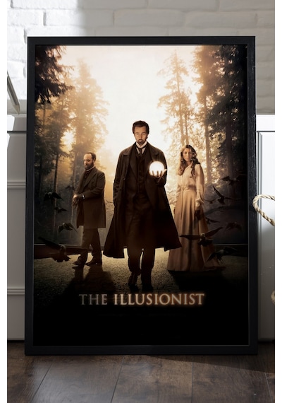 The Illusionist Siyah Ahşap Çerçeveli Poster, Dekoratif Film Duvar Tablosu