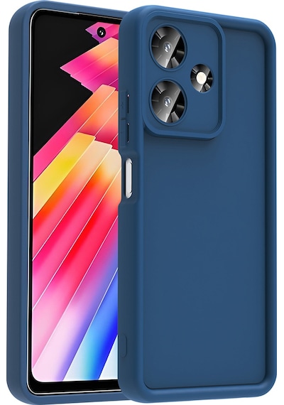 İnfinix Hot 30i Uyumlu Kılıf Kamera Korumalı Sys Ananas Kapak - Koyu Yeşil Koyu Yeşil
