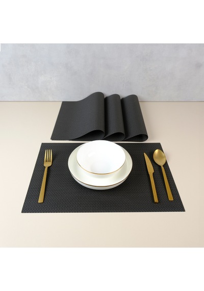 Maxstyle Matrix Chocolate 4 Parça Amerikan Servis 30x45 Cm Renkli