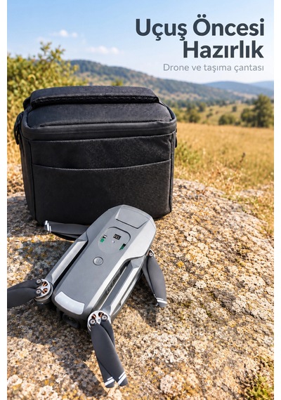 Taşıma Çantalı Gps Drone Ve Ekranlı Kumanda