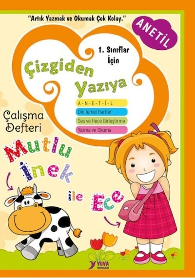 Çizgiden Yazıya Çalışma Defteri-dik Temel Harflerle - Ybve-728926