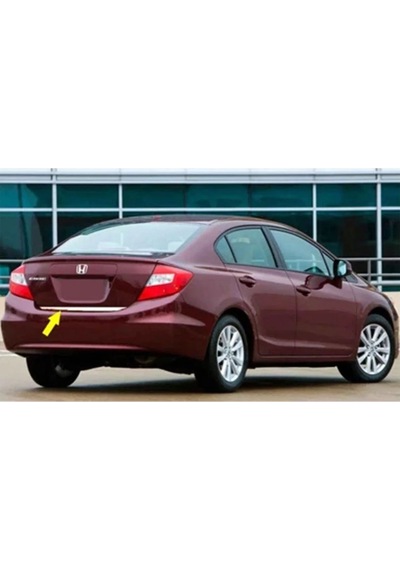Honda Civic Krom Bagaj Alt Çıtası 2012 - 2016 Arası