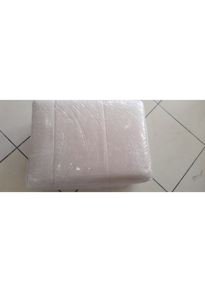 Merinos Yatak Örtüsü Çift Kişilik İpeksoft / Çeyizlik / Günlük Kullanım İçin Uygun Bej