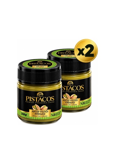 Pistacos %35 Antep Fıstığı Kreması 200gr 2 Adet