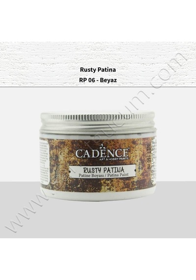 Cadence Rusty Patina Boyası 150 Ml. Beyaz
