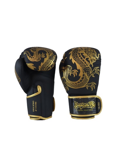 Dragondo 30131-p Gold Fury Boks Eldiveni Muay Thai Kick Boks Eldiveni Siyah