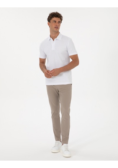 Pierre Cardin Erkek Beyaz Tişört Basic 50306154-vr013 Beyaz