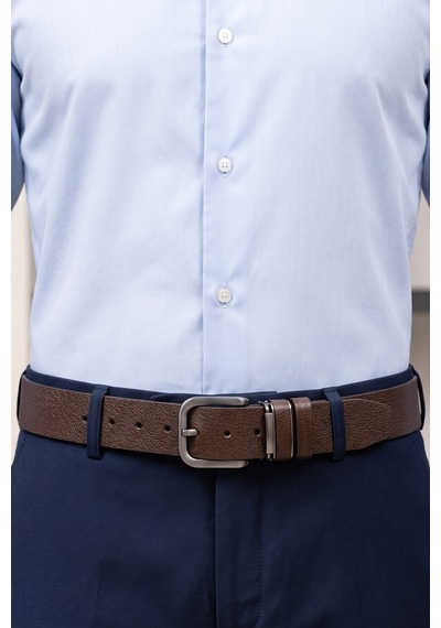 Firuze Tekstil Ltd Şti Hakiki Deri Erkek Spor Kemer - Kot Ve Jeans Pantolon Uyumlu 4 Cm Acı Kahverengi Firuze Tekstil Ltd Şti Hakiki Deri Erkek Spor Kemer - Kot Ve Jeans Pantolon Uyumlu 4 Cm Acı Kahverengi
