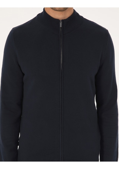 Pierre Cardin Erkek Lacivert Hırka Triko 50317409-vr033 Lacivert