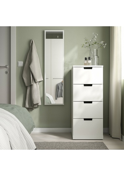 Ikea Liljeträd Boy Aynası 30x115 Cm Beyaz