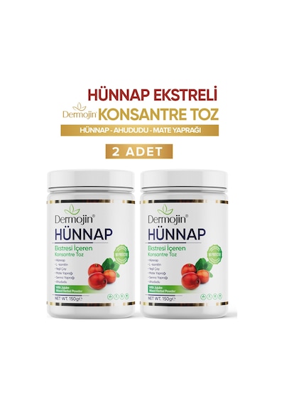 2 Adet Hünnap Eki İçeren Konsantre Toz