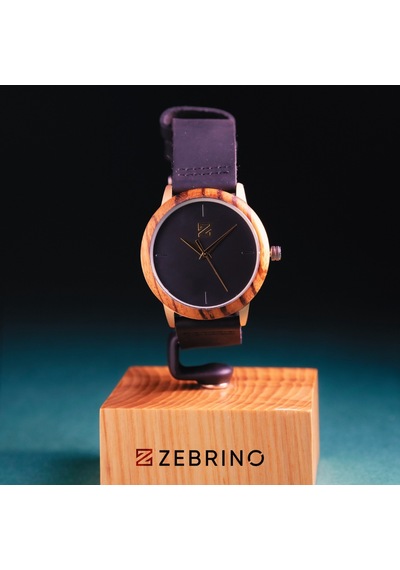 Zebrino Zbr-wl-pw Pure Wood Ahşap Erkek Kol Saati 40 Mm