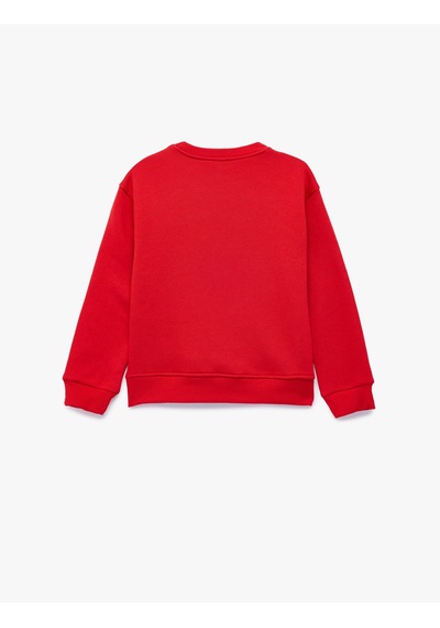 Koton Köpek Baskılı Uzun Kollu Bisiklet Yaka Üç İplik Şardonlu Sweatshirt Kırmızı 7wkg10256ak Koton Köpek Baskılı Uzun Kollu Bisiklet Yaka Üç İplik Şardonlu Sweatshirt Kırmızı 7wkg10256ak