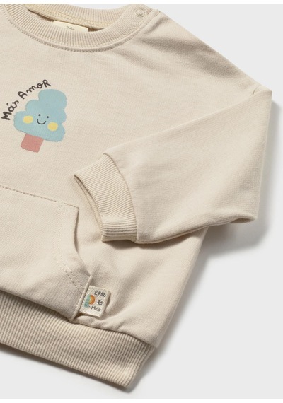 Mayoral Yenidoğan Bebek Sweatshirt Bej