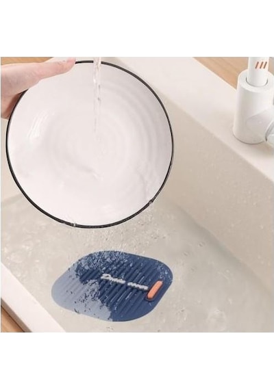 3b Trend Süzgeçli Lavabo Banyo Gider Koruyucu Esnek Süzgeç Silikon Mat 1 Adet