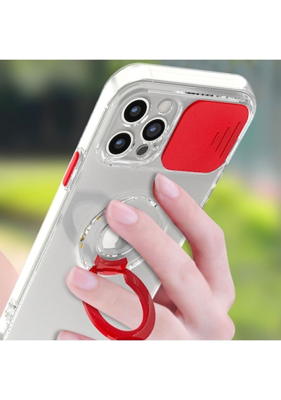Ally Apple Uyumlu iPhone 11 Pro 5.8Inç Kilif Sürgülü Kamera Lens Korumali Yüz 124794915 - Renk / Siyah