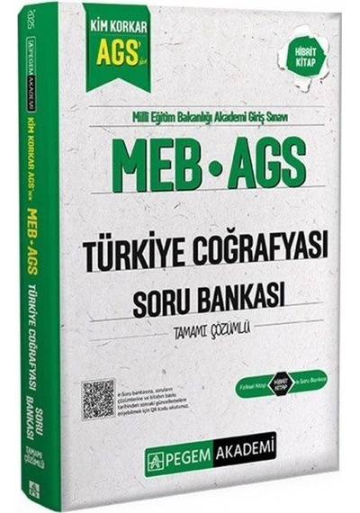 Meb Ags Kim Korkar Türkiye Coğrafyası Soru Bankası Tamamı Çözü...