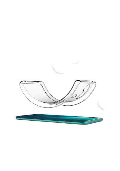 Noktaks - Realme 5i Uyumlu - Kılıf Şeffaf Soft Slim Fitt Süper Silikon Kapak - Şeffaf