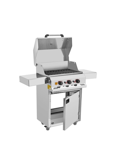 Tüplü Lpg Profesyonel Bahçe Teras Tipi Döküm Barbekü - R134