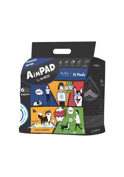 M-pets Aimpad Çiş Eğitim Pedi 60x90cm 15li