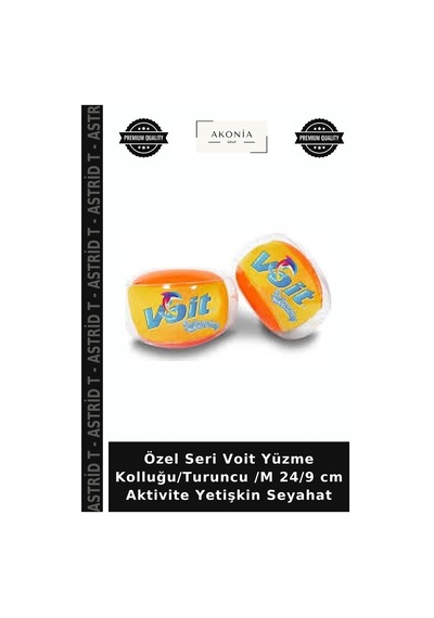 Özel Seri Voit Yüzme Kolluğu/turuncu /m 24/9 Cm Aktivite Yetişkin Seyahat