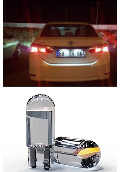 Toyota Corolla Plaka Aydınlatma Seti Beyaz Özel Cob Led