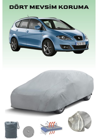 Seat Altea Xl Uyumlu Araba Brandası, Oto Branda, Araba Çadırı, Su-güneş Geçirmez Gri