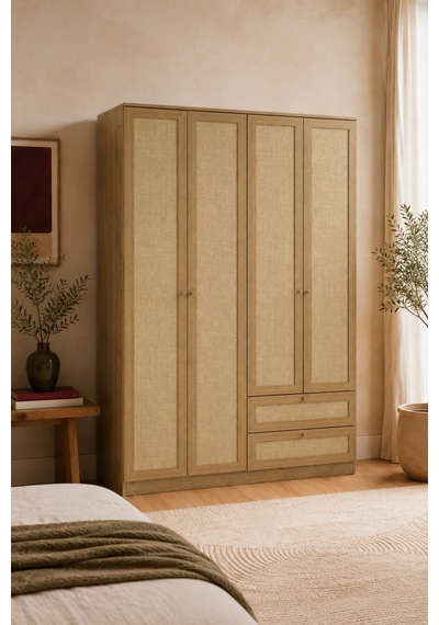 Home Sona 4 Kapaklı Gardırop 137x210x52 Cm Çok Renkli - 912278450 Çok Renkli Home Sona 4 Kapaklı Gardırop 137x210x52 Cm Çok Renkli - 912278450 Çok Renkli